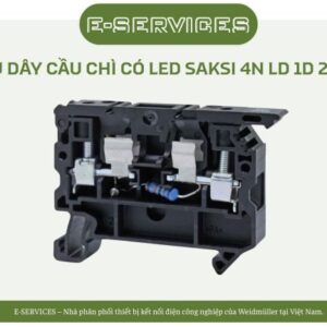 CẦU ĐẤU DÂY CẦU CHÌ CÓ LED SAKSI 4N LD 1D 24V AC/DC