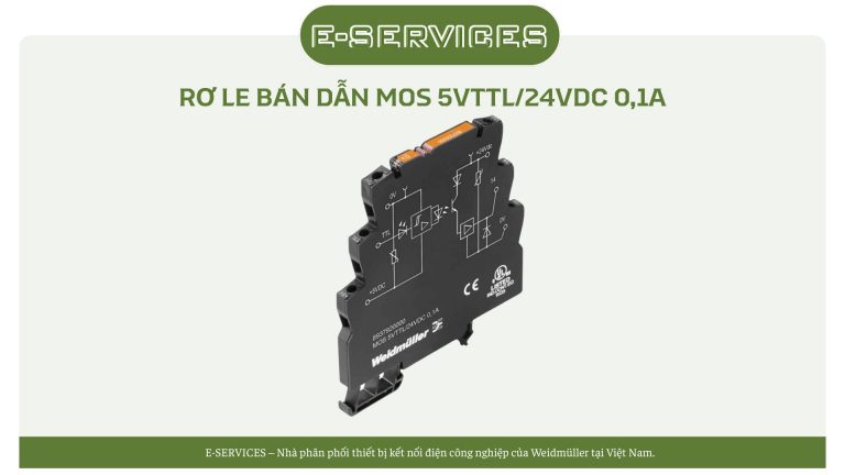 RƠ LE BÁN DẪN MOS 5VTTL/24VDC 0,1A