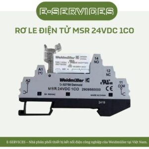 RƠ LE ĐIỆN TỬ MSR 24VDC 1CO