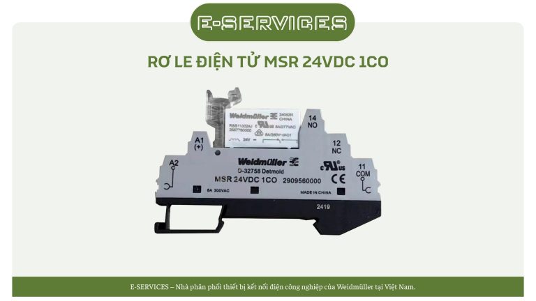 RƠ LE ĐIỆN TỬ MSR 24VDC 1CO